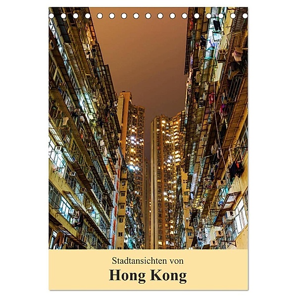 Stadtansichten von Hong Kong (Tischkalender 2024 DIN A5 hoch), CALVENDO Monatskalender, Christian Müller