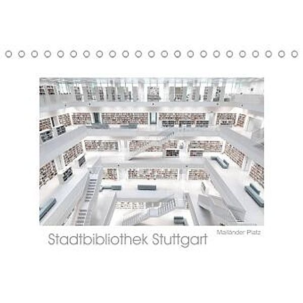 Stadtbibliothek Stuttgart Mailänder Platz (Tischkalender 2021 DIN A5 quer), Alexander Frey