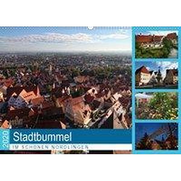 Stadtbummel im schönen Nördlingen (Wandkalender 2020 DIN A2 quer), Martina Cross