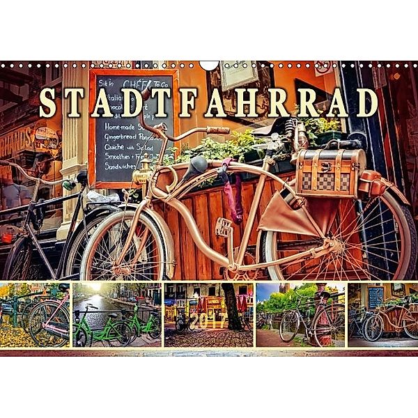 Stadtfahrrad (Wandkalender 2017 DIN A3 quer), Peter Roder
