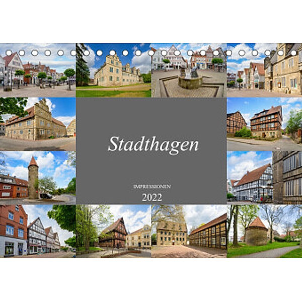 Stadthagen Impressionen (Tischkalender 2022 DIN A5 quer), Dirk Meutzner