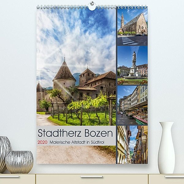 Stadtherz BOZEN (Premium-Kalender 2020 DIN A2 hoch), Melanie Viola