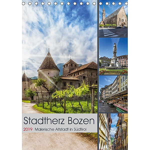 Stadtherz BOZEN (Tischkalender 2019 DIN A5 hoch), Melanie Viola