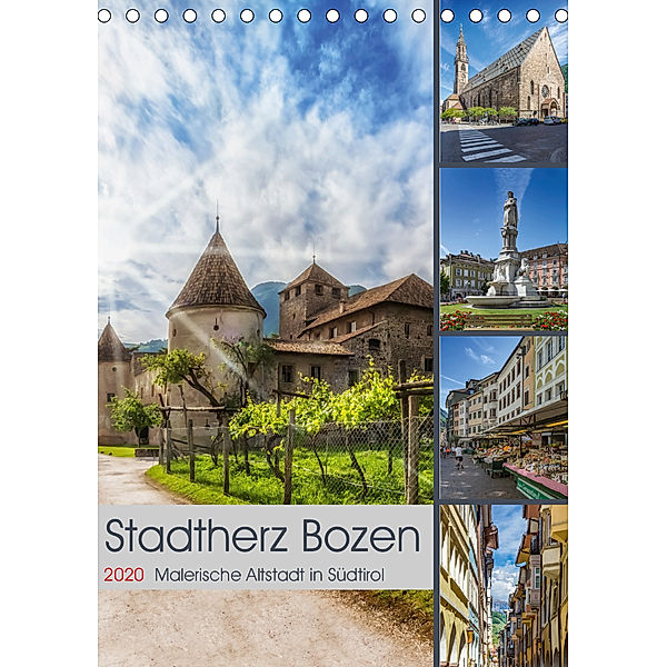 Stadtherz BOZEN (Tischkalender 2020 DIN A5 hoch), Melanie Viola