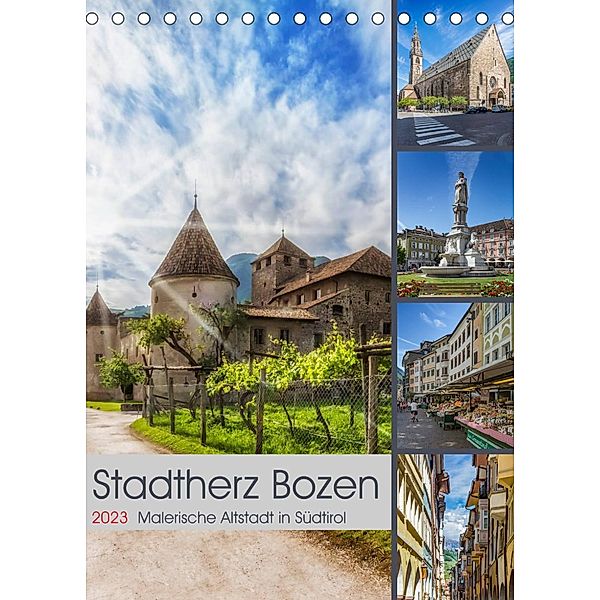 Stadtherz BOZEN (Tischkalender 2023 DIN A5 hoch), Melanie Viola