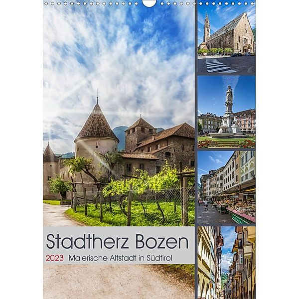 Stadtherz BOZEN (Wandkalender 2023 DIN A3 hoch), Melanie Viola