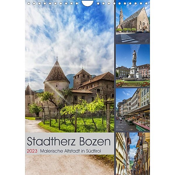 Stadtherz BOZEN (Wandkalender 2023 DIN A4 hoch), Melanie Viola