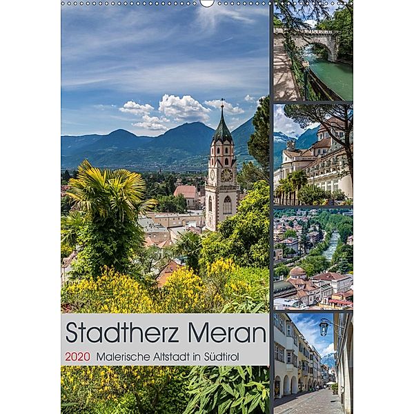 Stadtherz MERAN (Wandkalender 2020 DIN A2 hoch), Melanie Viola