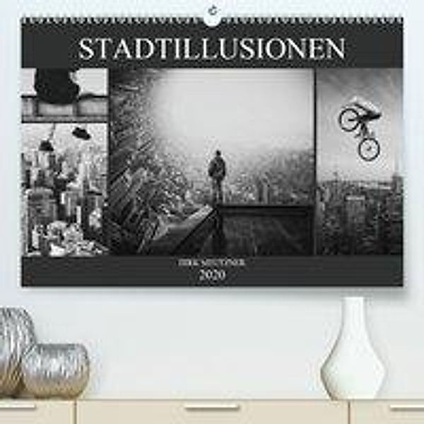 Stadtillusionen (Premium-Kalender 2020 DIN A2 quer), Dirk Meutzner