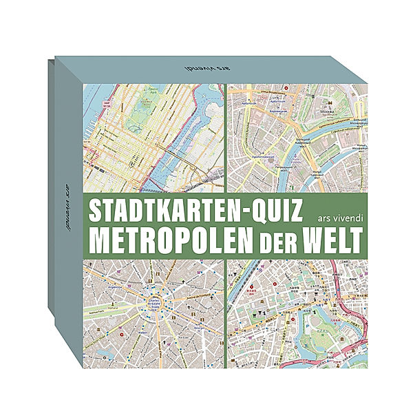 ARSVIVENDI Stadtkarten-Quiz Metropolen der Welt, Johannes Wilkes