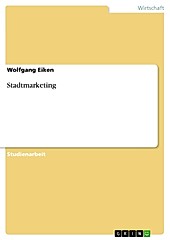 Stadtmarketing - eBook - Wolfgang Eiken,