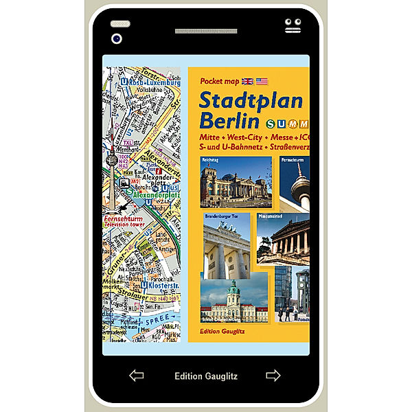 Stadtplan Berlin (Handy-Look)