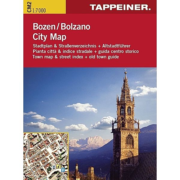 Stadtplan Bozen Citymap. Bolzano