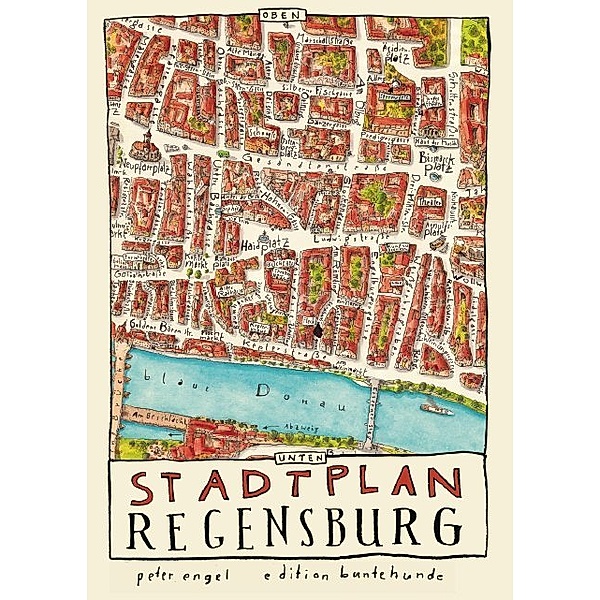 Stadtplan Regensburg, Peter Engel