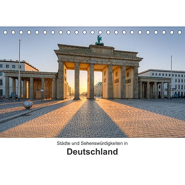 Städte und Sehenswürdigkeiten in Deutschland (Tischkalender 2023 DIN A5 quer), Michael Valjak