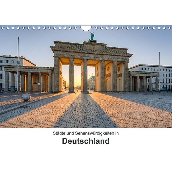 Städte und Sehenswürdigkeiten in Deutschland (Wandkalender 2023 DIN A4 quer), Michael Valjak