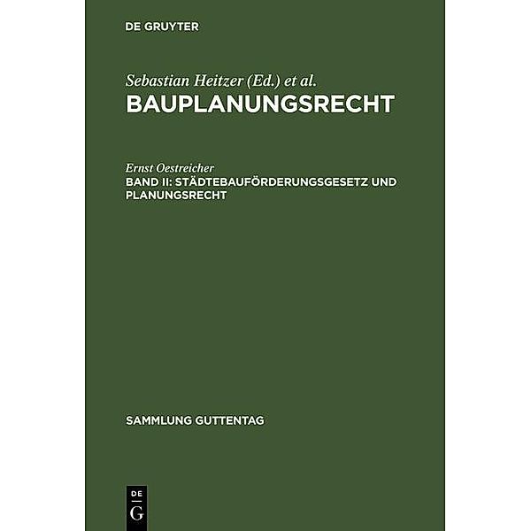 Städtebauförderungsgesetz und Planungsrecht / Sammlung Guttentag, Ernst Oestreicher