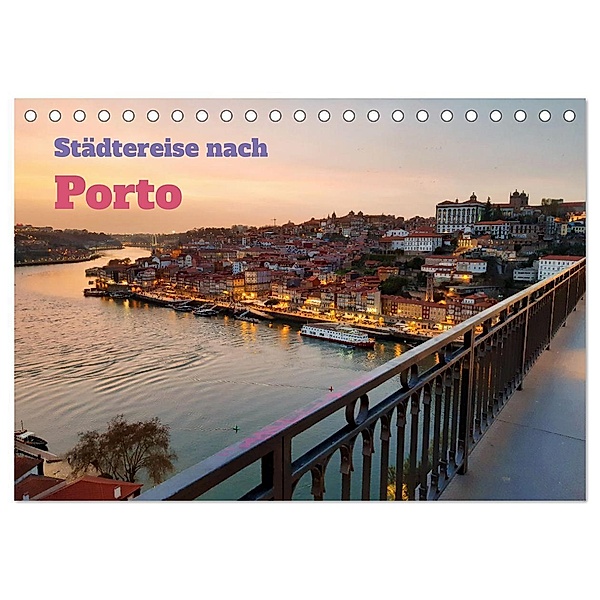 Städtereise nach Porto (Tischkalender 2024 DIN A5 quer), CALVENDO Monatskalender, Martin Gillner