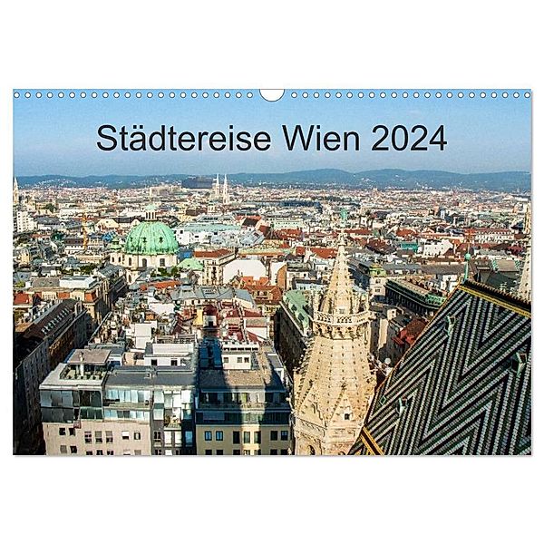 Städtereise Wien (Wandkalender 2024 DIN A3 quer), CALVENDO Monatskalender, Marlen Rasche