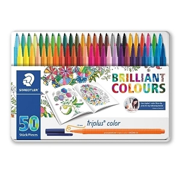 Staedtler - Triplus color Metallbox 50er