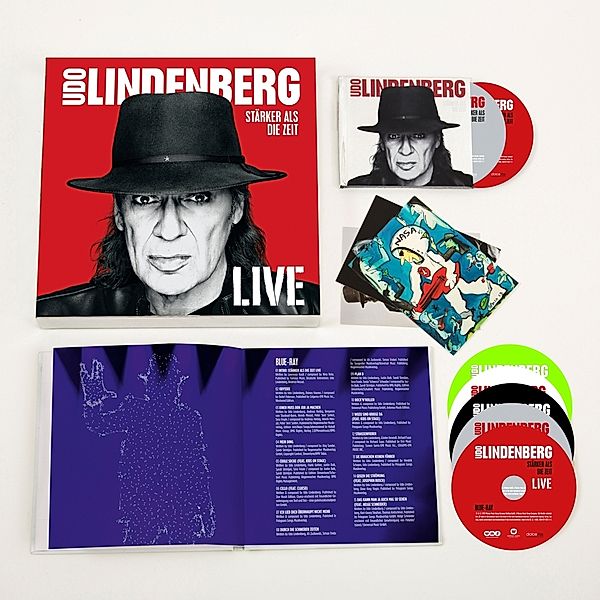 Stärker als die Zeit - Live (Super Deluxe Box, 4 CDs + 2 Blu-rays + 1 DVD), Udo Lindenberg