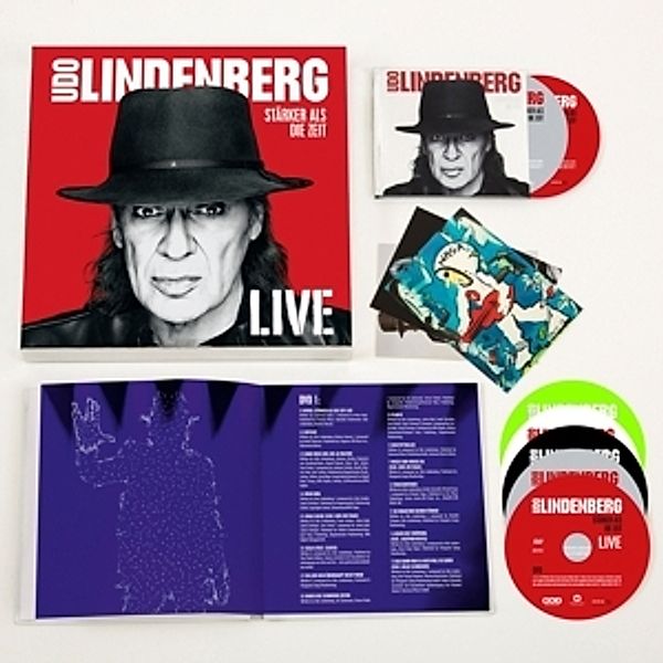 Stärker als die Zeit - Live (Super Deluxe Box, 4 CDs + 3 DVDs), Udo Lindenberg