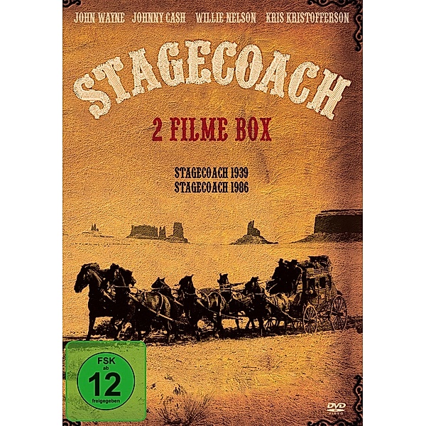 Stagecoach Uncut Edition, Wayne, Trevor, Devine, Nelson, Kristofferson, Cash