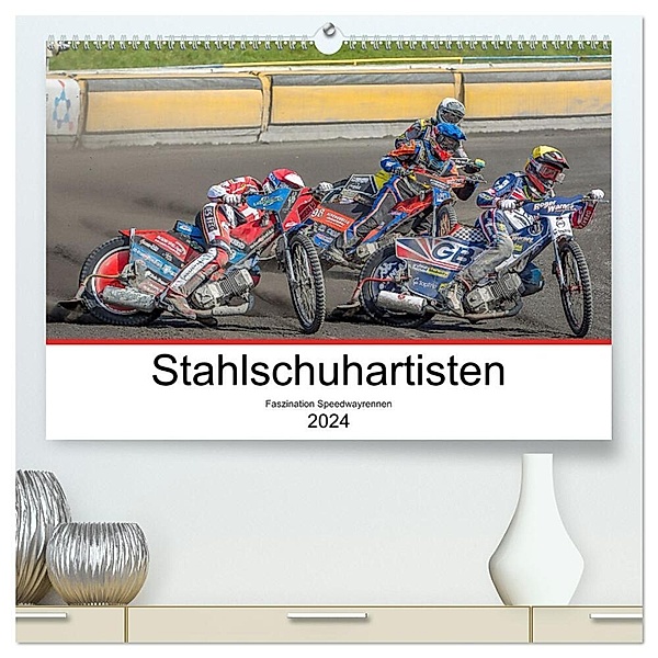 Stahlschuhartisten (hochwertiger Premium Wandkalender 2024 DIN A2 quer), Kunstdruck in Hochglanz, Stephan Käufer