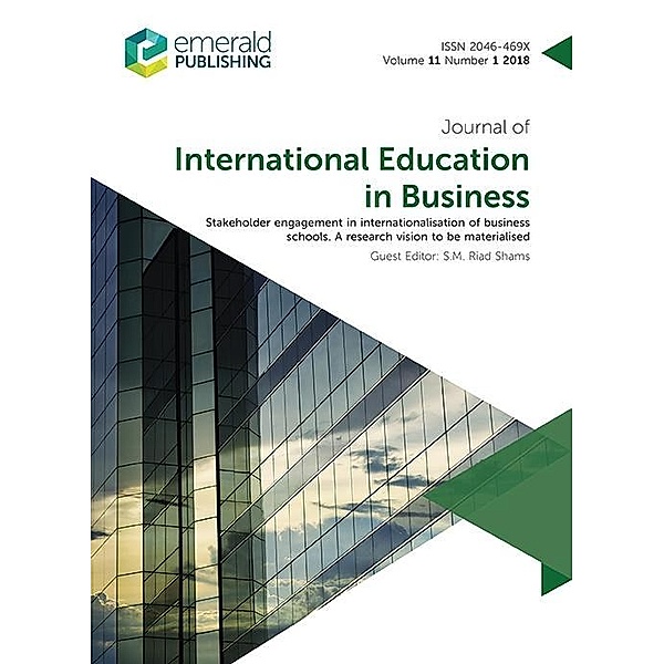Stakeholder engagement in internationalisation of business schools. a research vision to be materialised