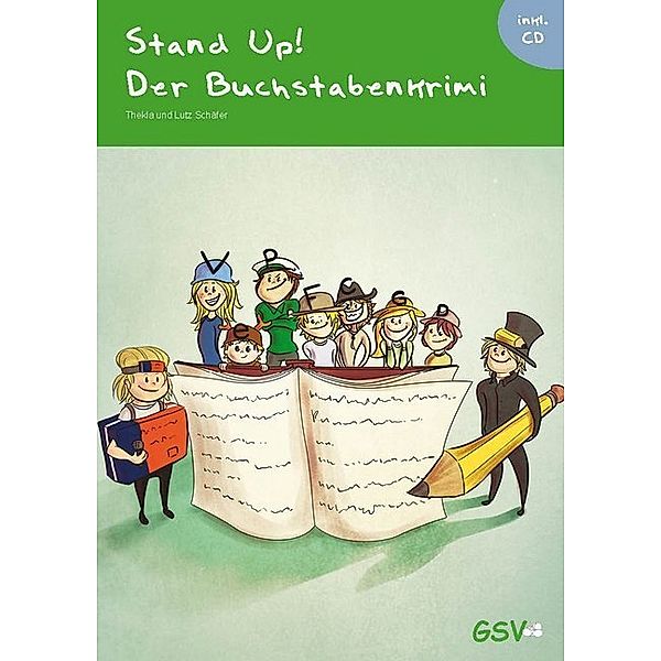 Stand up! Der Buchstabenkrimi, m. Audio-CD, Schäfer Lutz