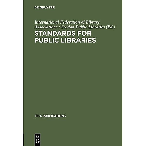 Standards for public libraries