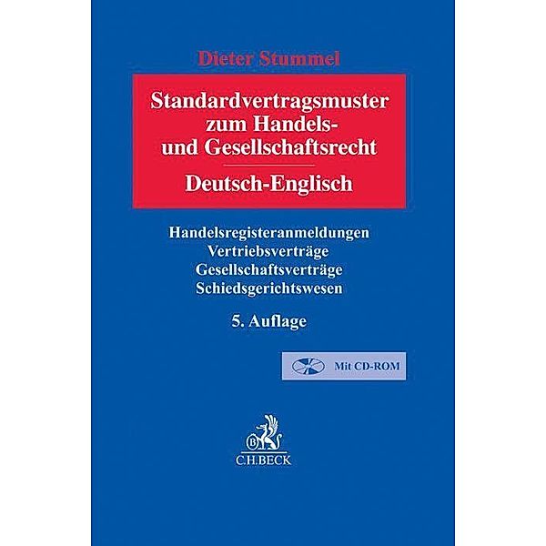 Standardvertragsmuster zum Handels- und Gesellschaftsrecht, Deutsch-Englisch, m. CD-ROM, Dieter Stummel
