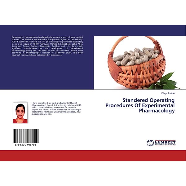 Standered Operating Procedures Of Experimental Pharmacology, Divya Pathak