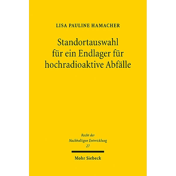 Standortauswahl für ein Endlager für hochradioaktive Abfälle, Lisa Pauline Hamacher