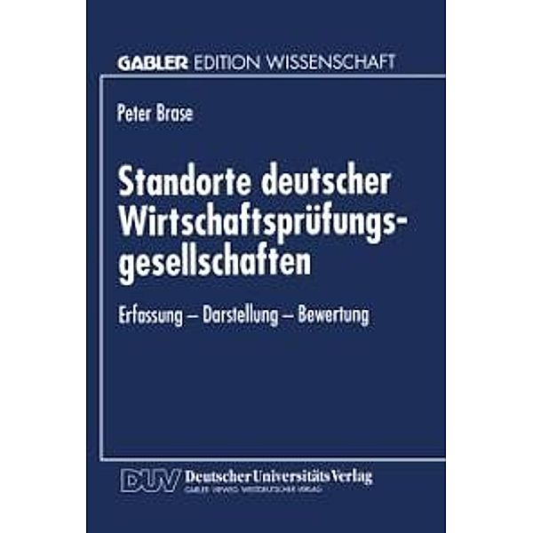 Standorte deutscher Wirtschaftsprüfungsgesellschaften