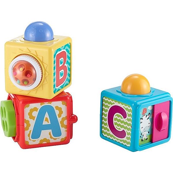 Mattel, Fisher-Price Stapelspiel ABC 3-teilig in bunt