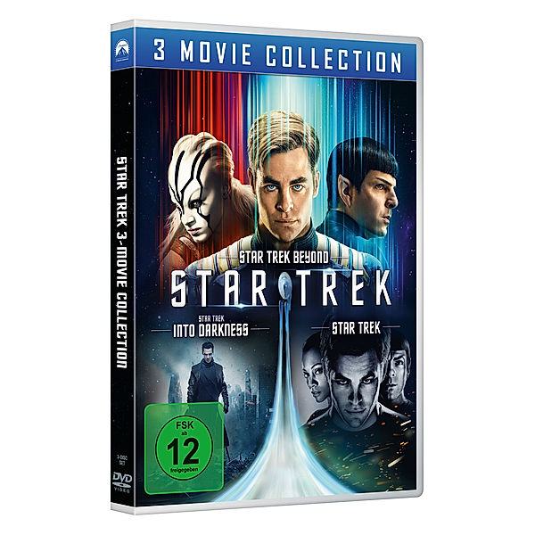 Star Trek 3 Movie Collection, Zachary Quinto Leonard Nimoy Chris Pine