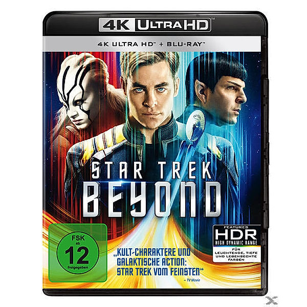 Star Trek Beyond (4K Ultra HD), Zachary Quinto,Zoe Saldana Chris Pine