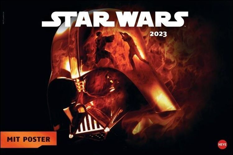 Star Wars Broschur XL 2023. Praktisch und ein absoluter Hingucker:  Terminplaner 2023 groß mit den besten Szenen aus Star - Kalender bestellen