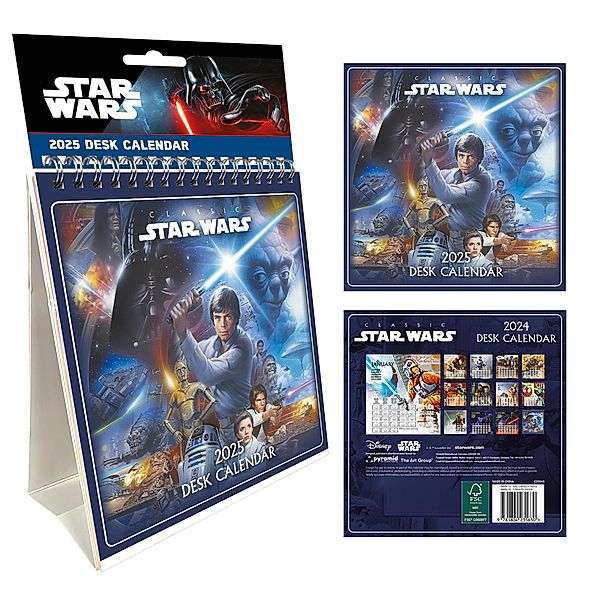 Star Wars Classics 2025 Tischkalender 16 x 17cm