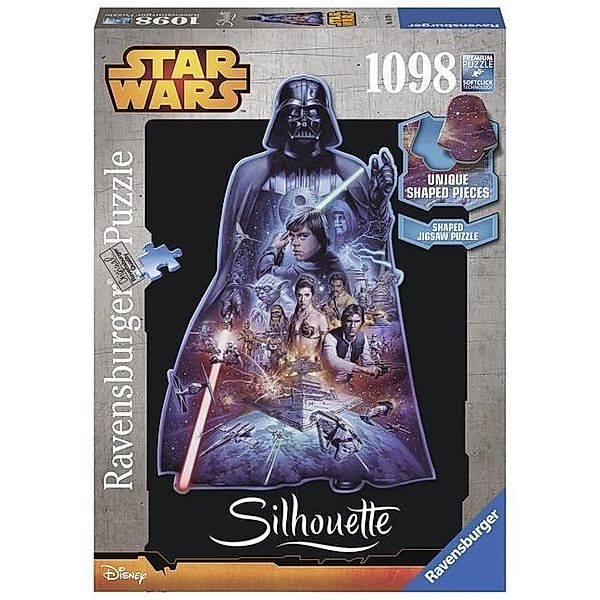 Star Wars Darth Vader. Silhouette Puzzle