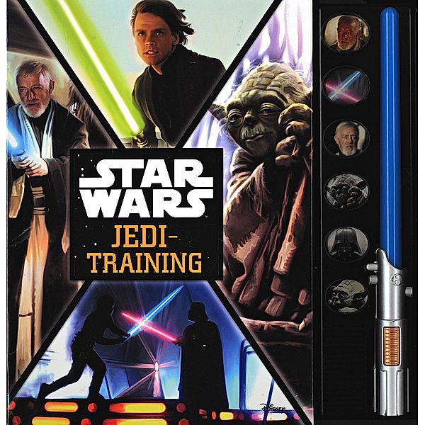 Star Wars Jedi-Training, mit Soundeffekten und Lichtschwert