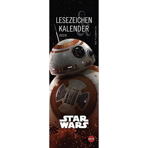 Star Wars Lesezeichen & Kalender 2019