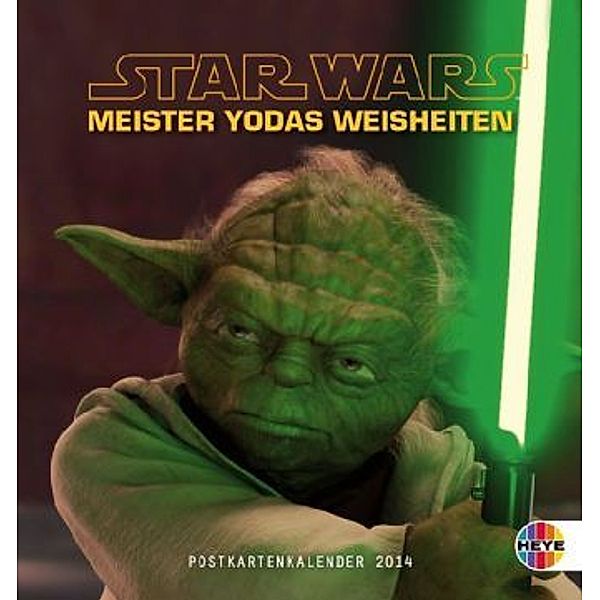 Star Wars, Meister Yodas Weisheiten, Postkartenkalender 2014