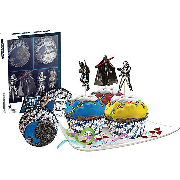 Star Wars Muffin-Deko-Set Galactic Empire, 48-teilig