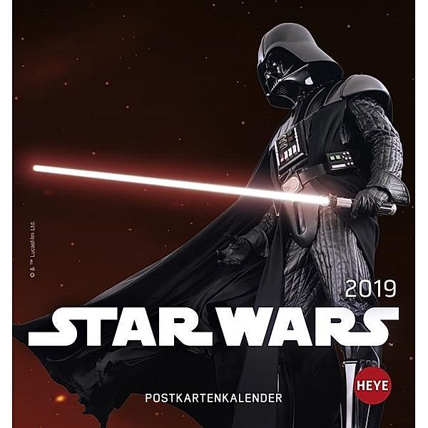 Star Wars Postkartenkalender 2019