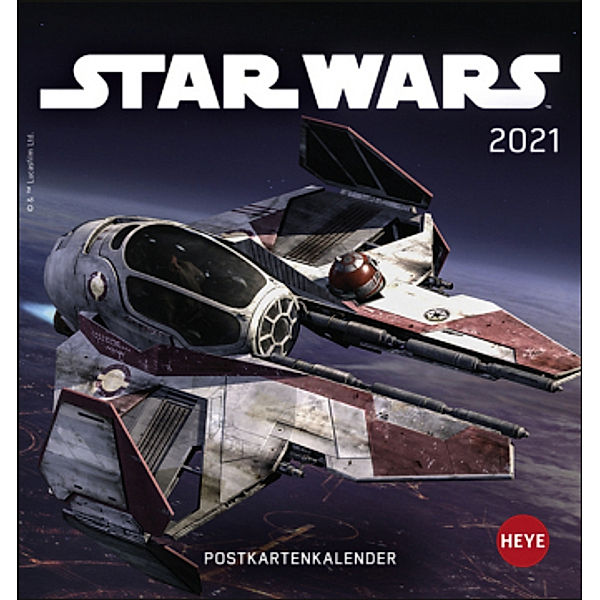 Star Wars Postkartenkalender 2021