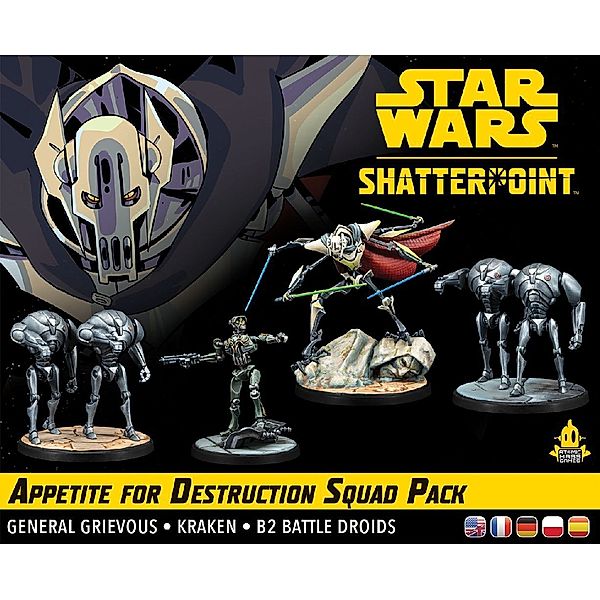 Asmodee, Atomic Mass Games Star Wars: Shatterpoint - Appetite for Destruction Squad Pack (Hunger auf Zerstörung), Will Shick
