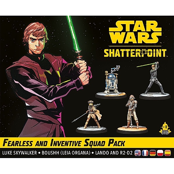 Asmodee, Atomic Mass Games Star Wars: Shatterpoint  Fearless and Inventive Squad Pack, Will Shick