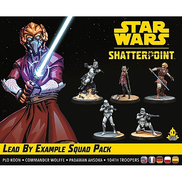 Asmodee, Atomic Mass Games Star Wars: Shatterpoint  Lead by Example Squad Pack (Mit gutem Beispiel voran), Will Shick